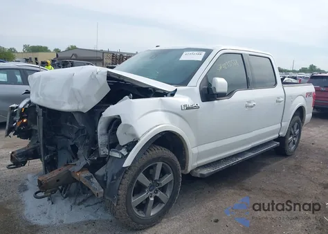 2017 Ford F150 Lariat z USA, uszkodzony, nr VIN 1FTEW1EF1HFB95252